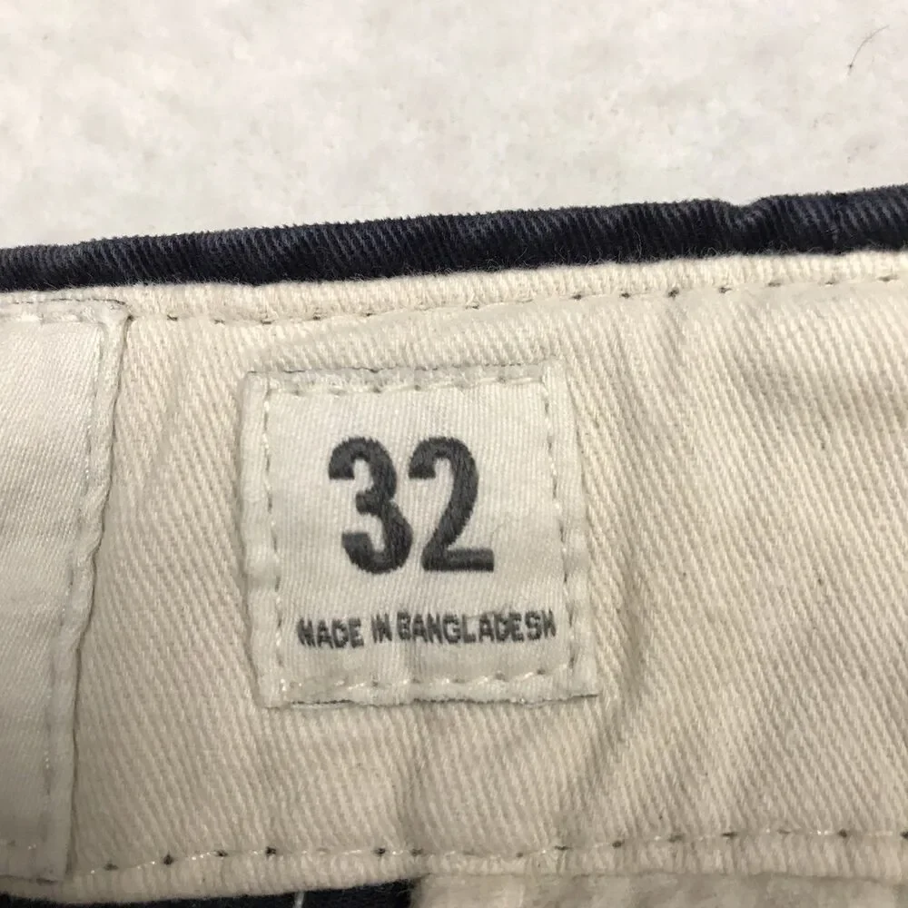 ABERCROMBIE & FITCH Heavy Twill Cargo Shorts Men 32 Black Travel Outdoor